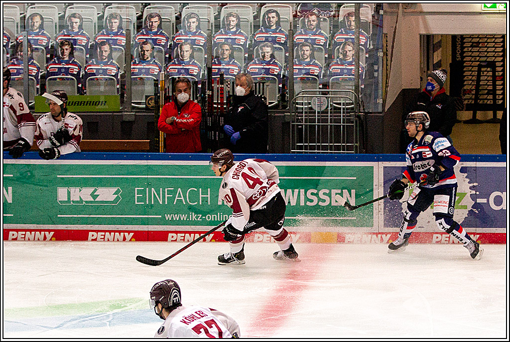 PENNY DEL;  Iserlohn Roosters - Koelner Haie; Iserlohn, 13.01.2021